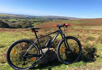 Discover beautiful Dartmoor either by bike or on foot.