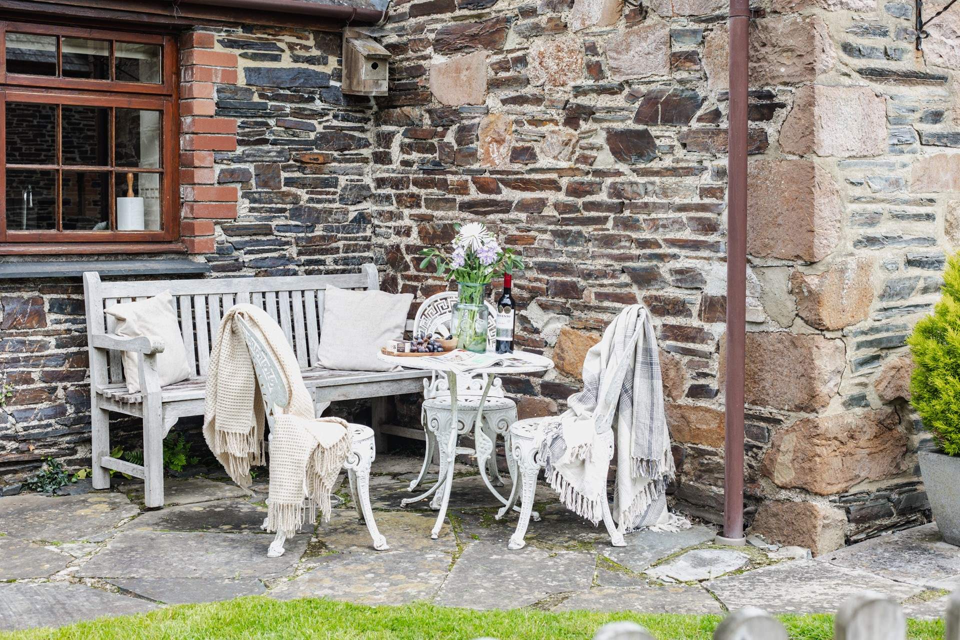 You can sit, relax and enjoy the outdoors. 