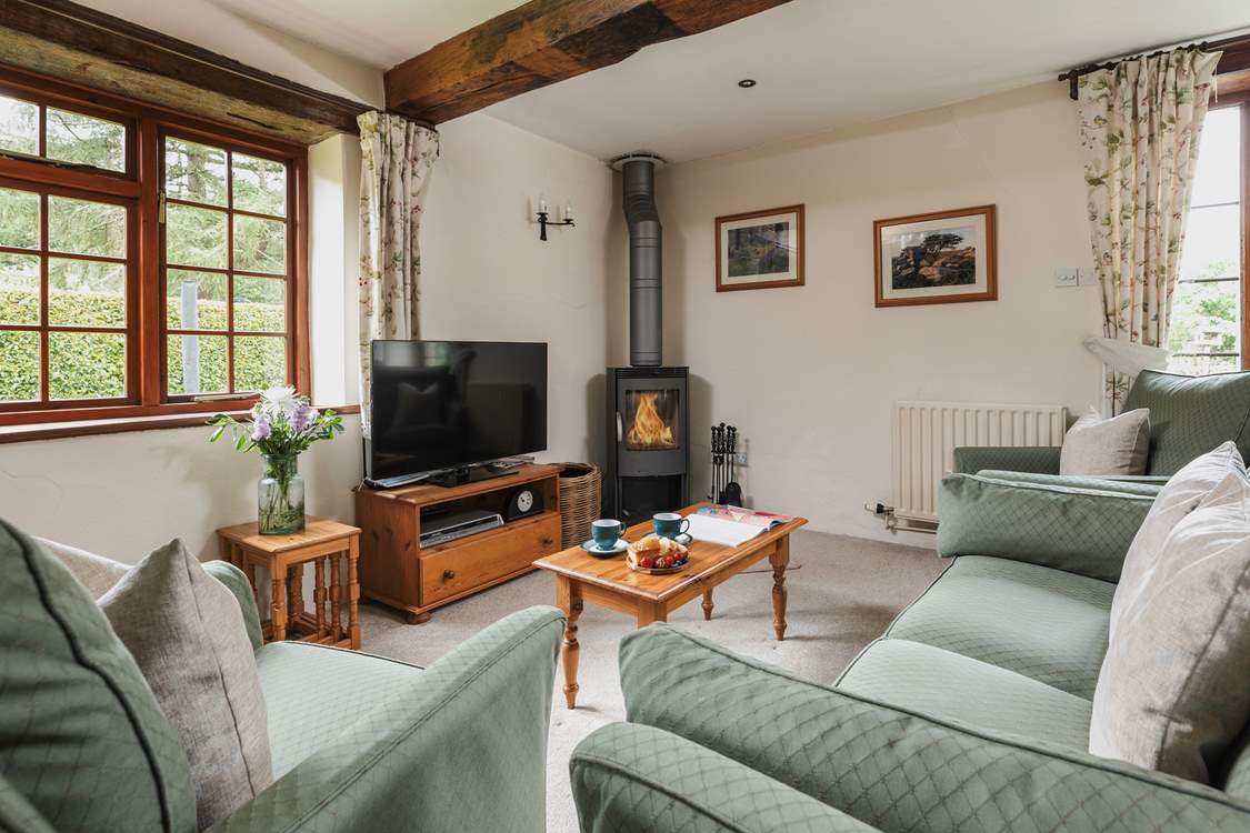 Sit back and enjoy the cosy sitting room 