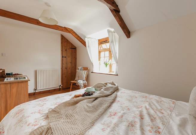 The country charm of a tranquil bedroom.