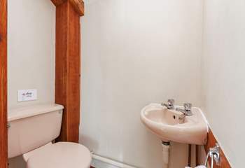 On the first floor you will find a small and compact WC and sink. 