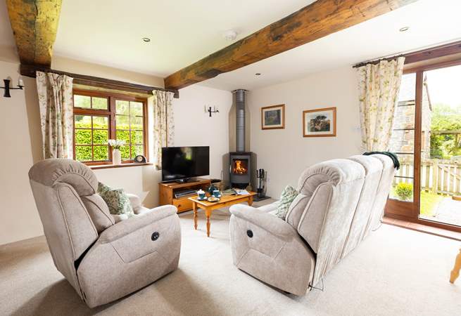 Sit back and enjoy the cosy sitting room or head out to the garden.