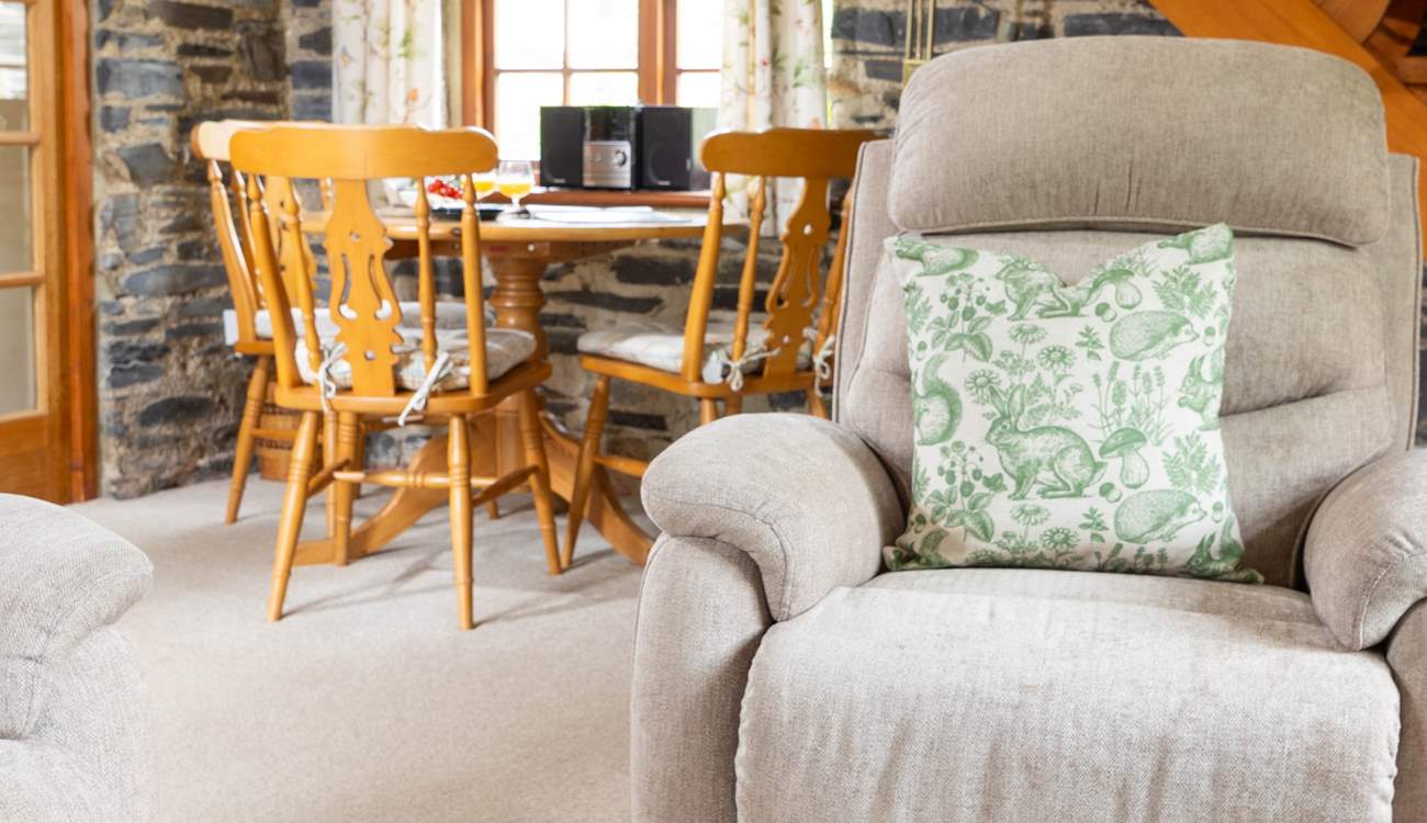 The perfect spot to enjoy a cuppa as the birds wake up. 