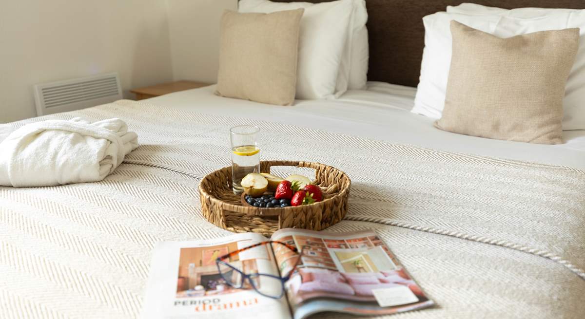 Indulge in a magazine and take time to recharge.