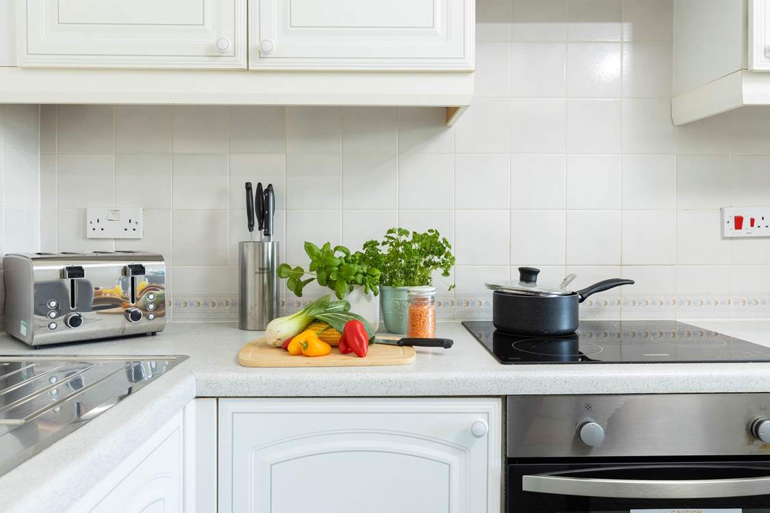 Time to cook, relax and not rush.