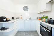 There's plenty of space in the kitchen for the chef to cook up a holiday feast.
