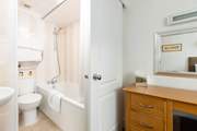 The en suite shower-room in bedroom 1.