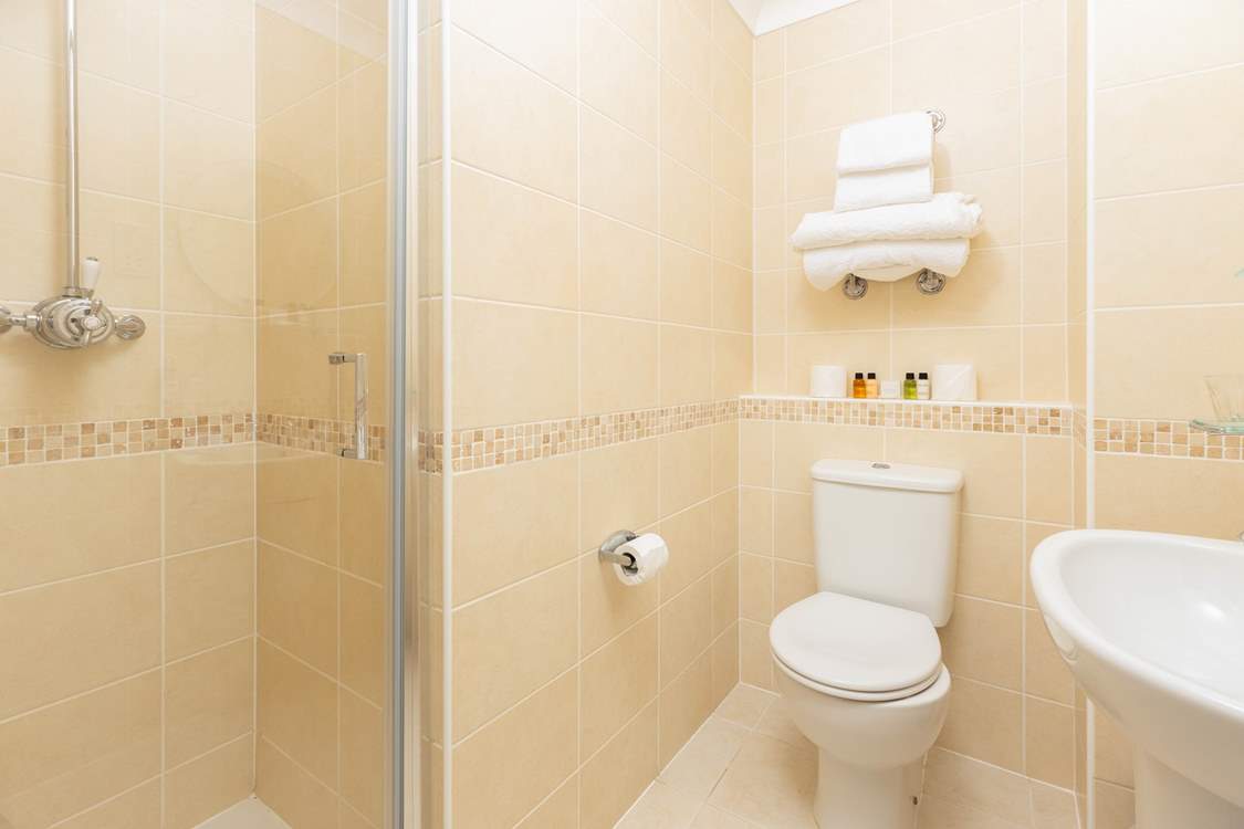 The en suite shower-room.