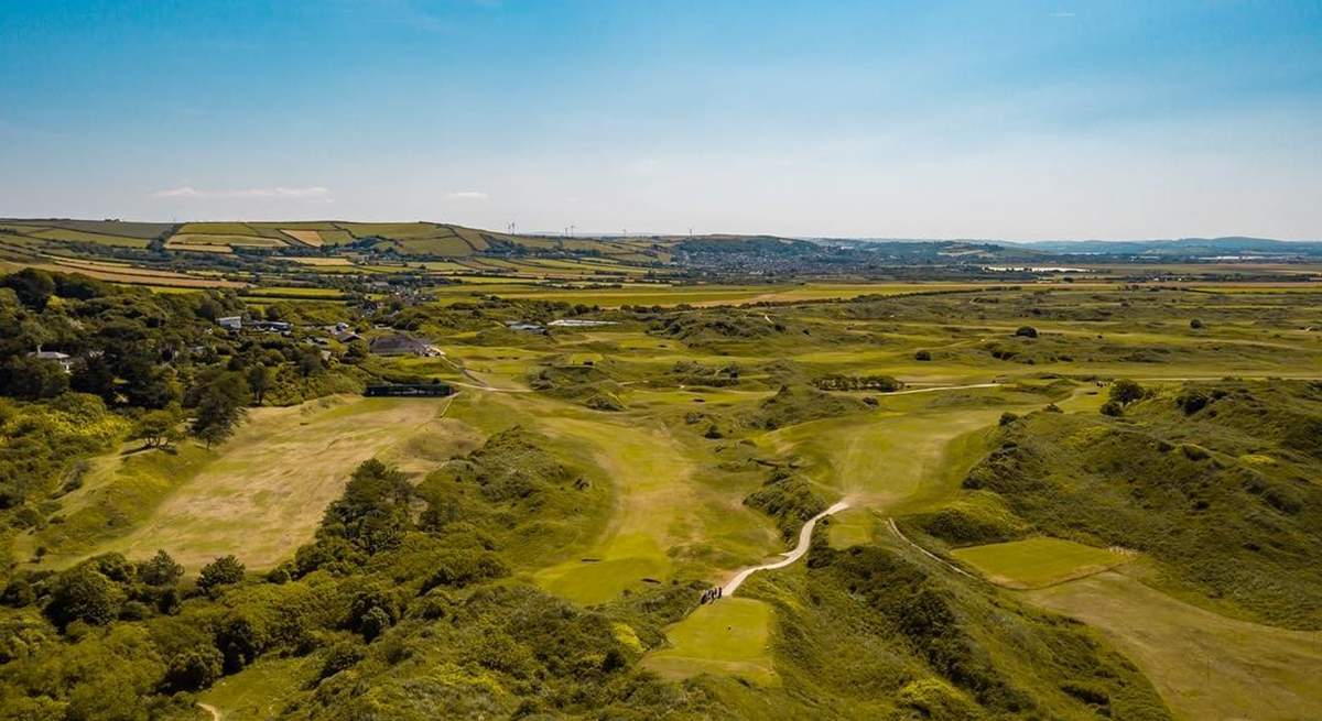 Golf? Then head next door to Saunton Sands golf club.