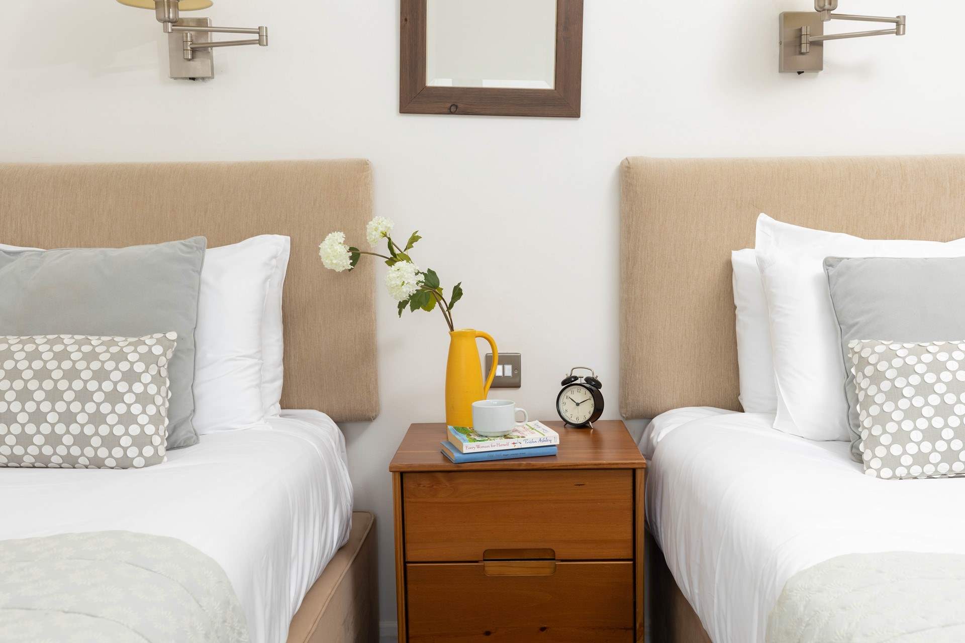 Both bedrooms offer a perfect spot to relax at the end of each day.