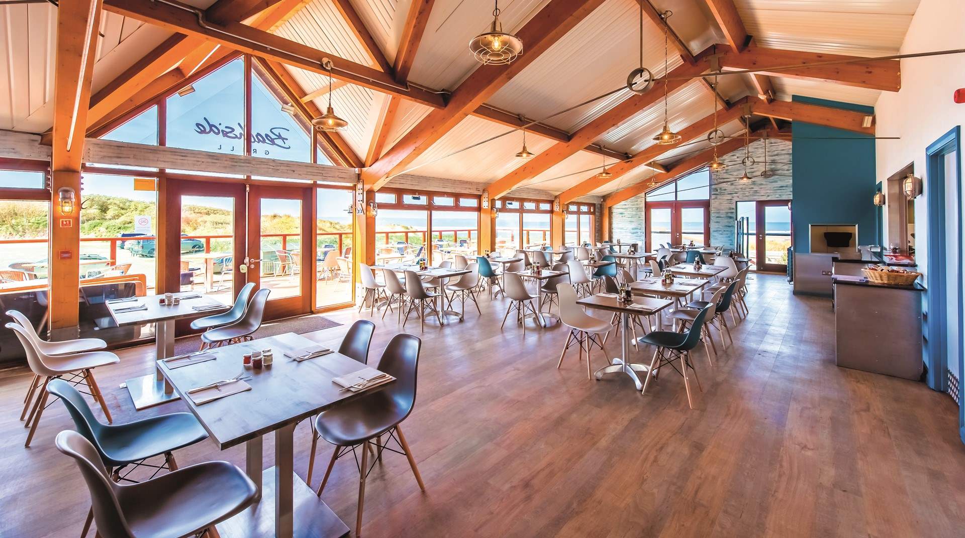 If you fancy the night off from cooking then head down to the beachside grill or the dining-room in the hotel.