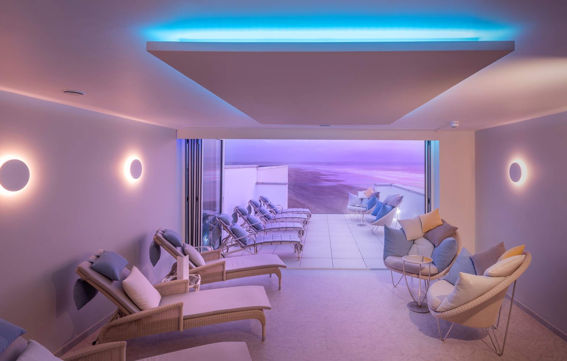 Tranquility can be found at the hotel spa.