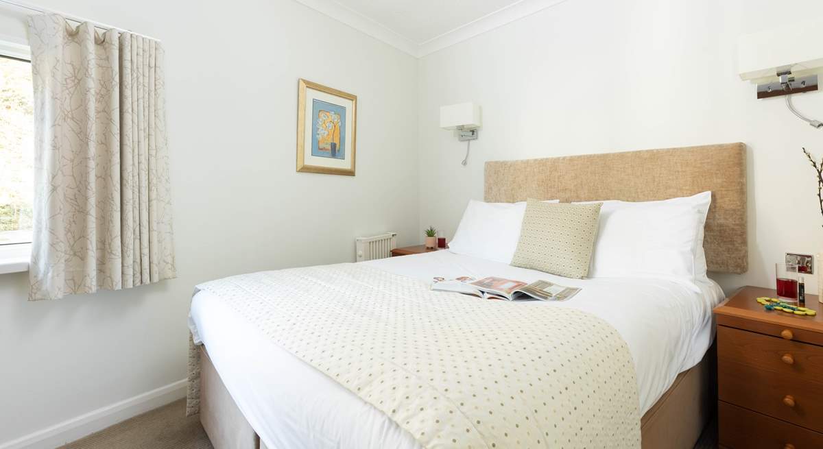 Crisp white linens and a comfy bed - the perfect way to end the day!