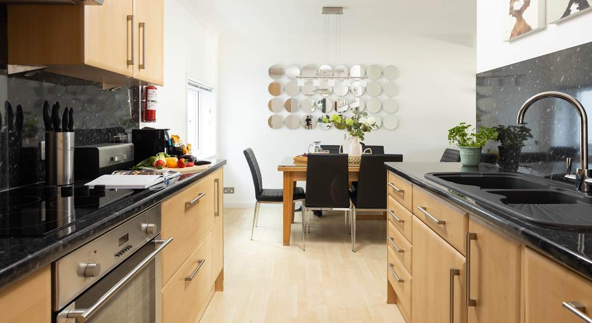 The kitchen is fully equipped with everything you will need including a Nespresso coffee machine.