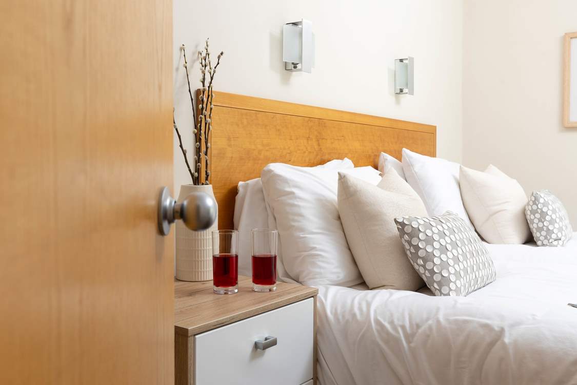 Each bedroom is spacious and beautifully styled.