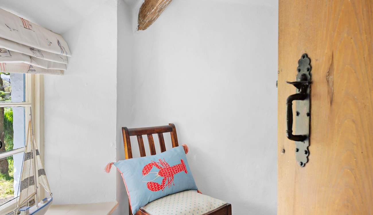 A cute character filled bedroom.