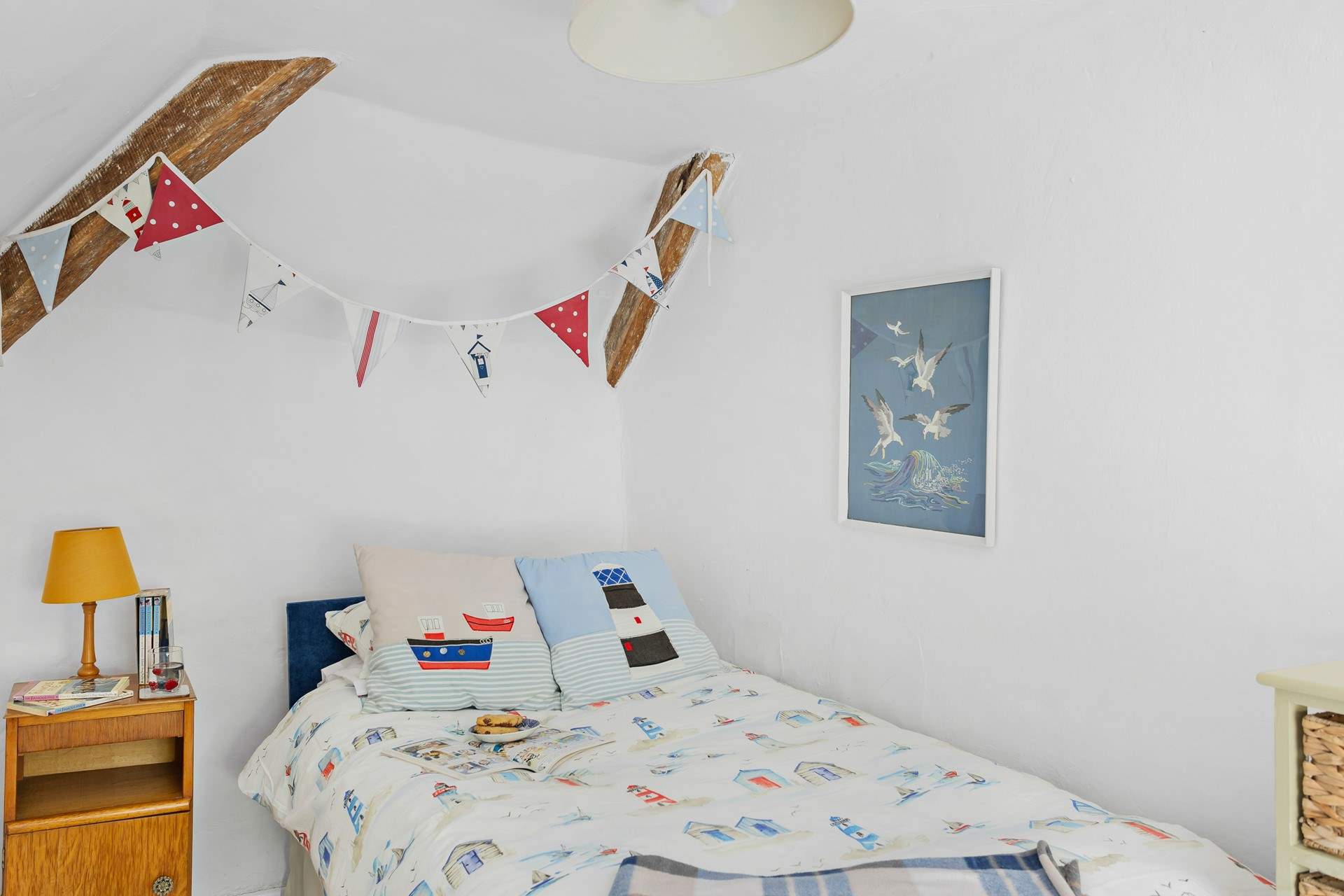 What a lovely bedroom for a younger member of the family.