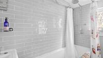 The fully fitted bathroom can be found on the ground floor off the kitchen.