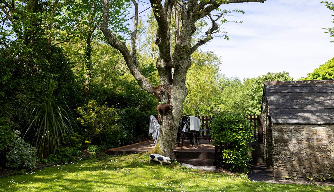 When you have the perfect garden setting you will relish your morning brew in the garden.