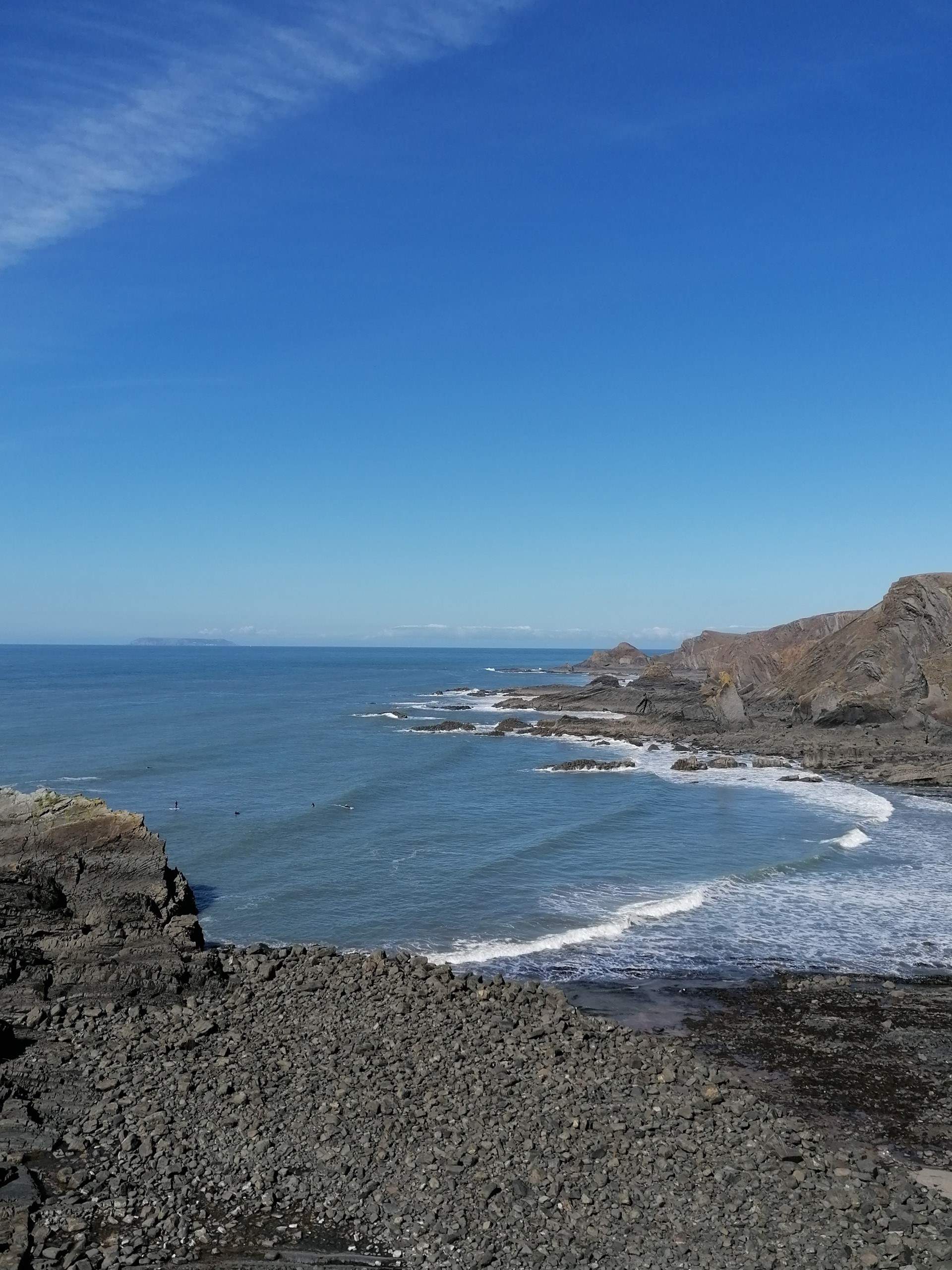 Hartland Point, the perfect spot for a coffee at Cafe Hartland before heading off along the coast path.