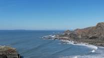 Hartland Point, the perfect spot for a coffee at Cafe Hartland before heading off along the coast path.