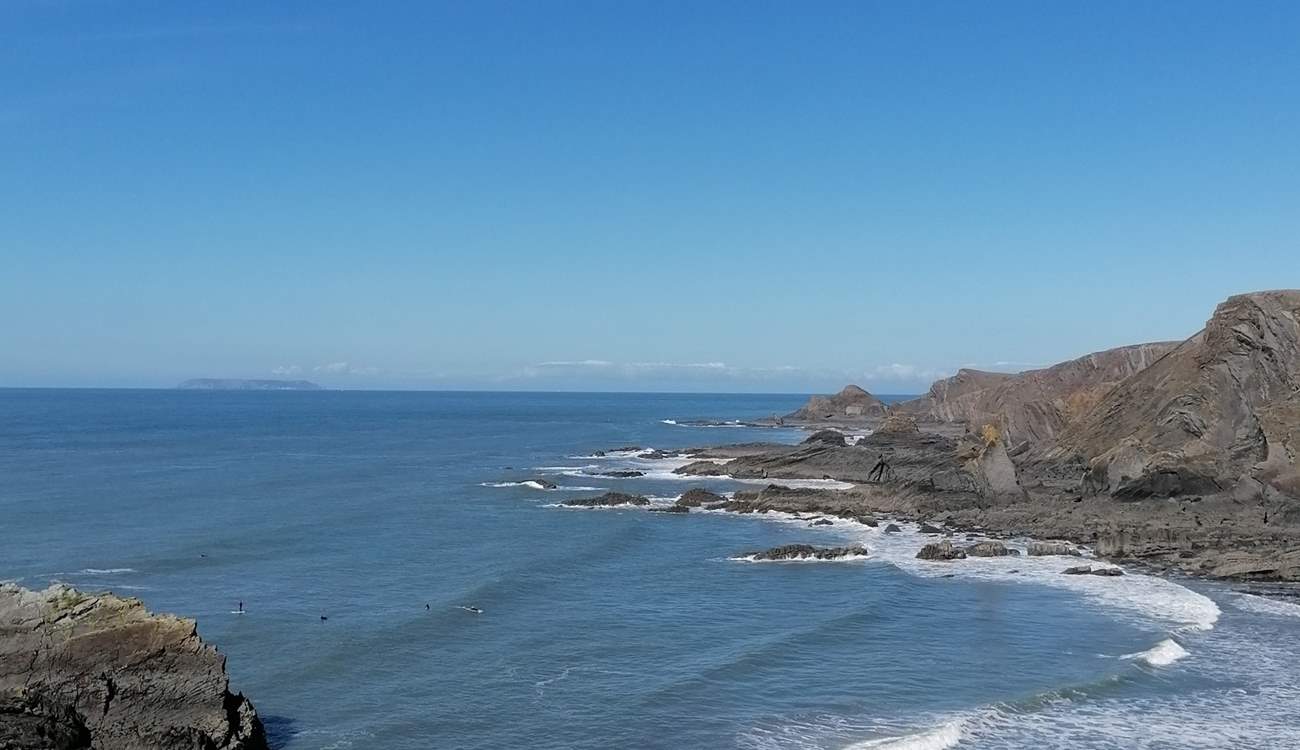 Hartland Point, the perfect spot for a coffee at Cafe Hartland before heading off along the coast path.