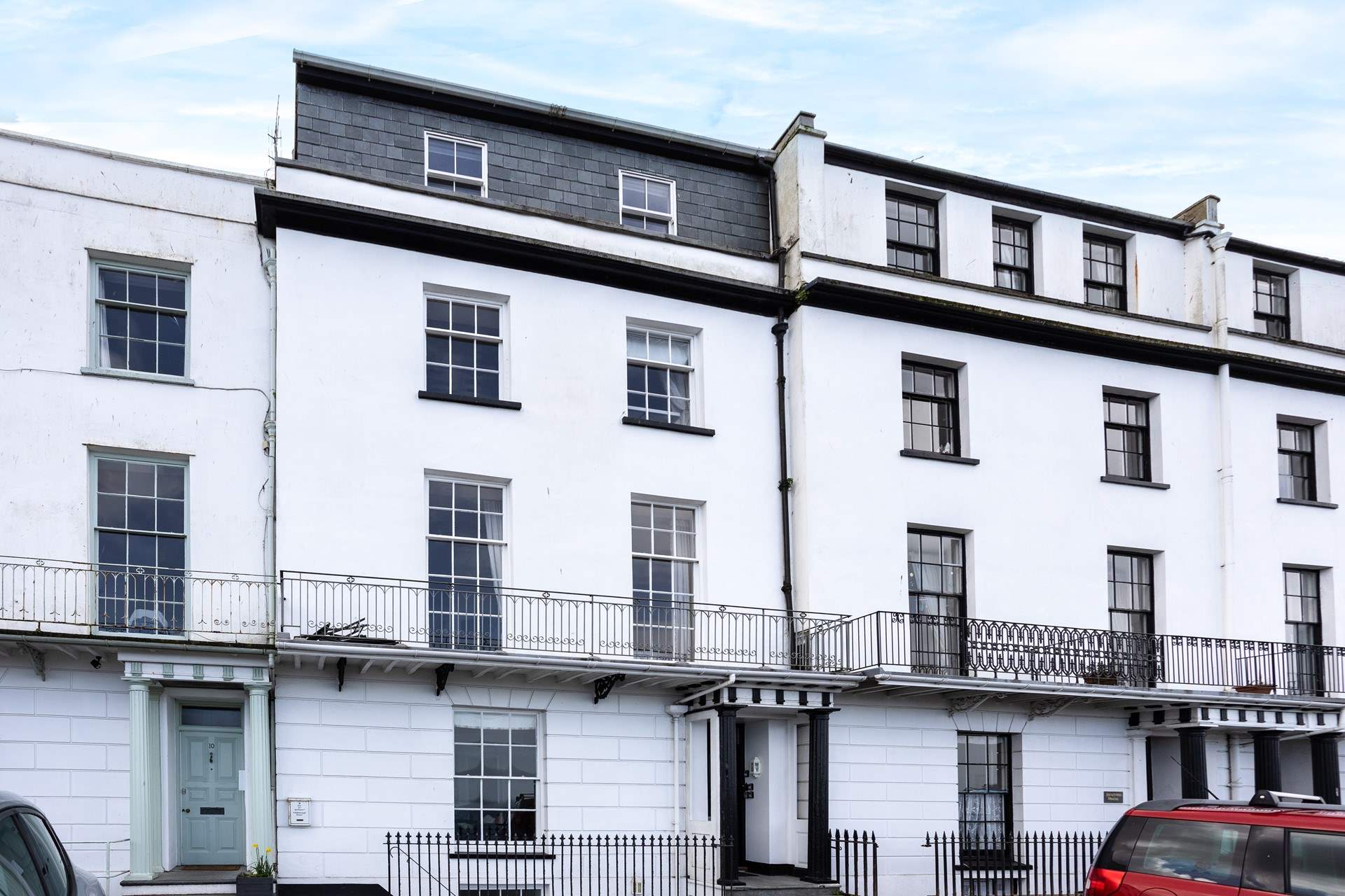 Being the top apartment means you have the best view of Ilfracombe.