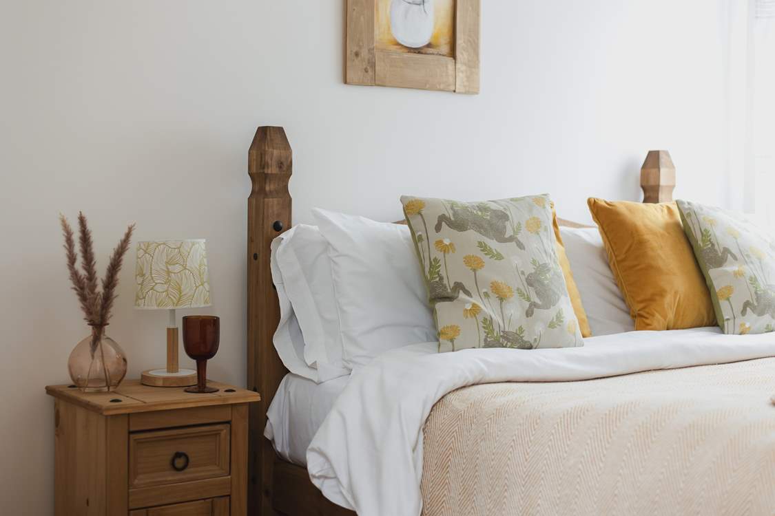 Cosy up with a good book before settling down for a restful slumber.