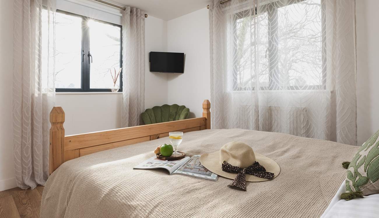 Each bedroom offers the perfect spot to retreat to should you want to snuggle down and watch a film.