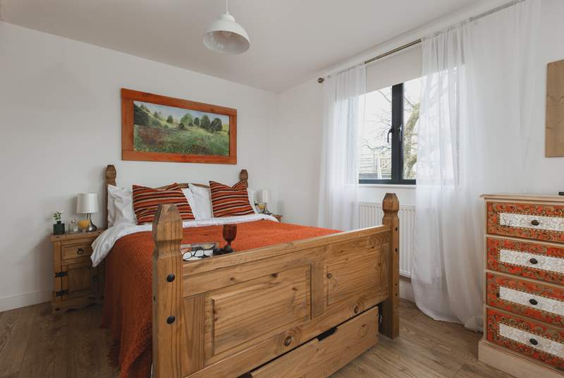 Bedroom four yet again is dual aspect with beautiful views and lovely calming styling.