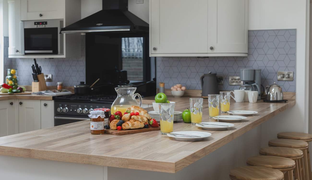 The perfect spot to plan the day's adventures with all the troop.