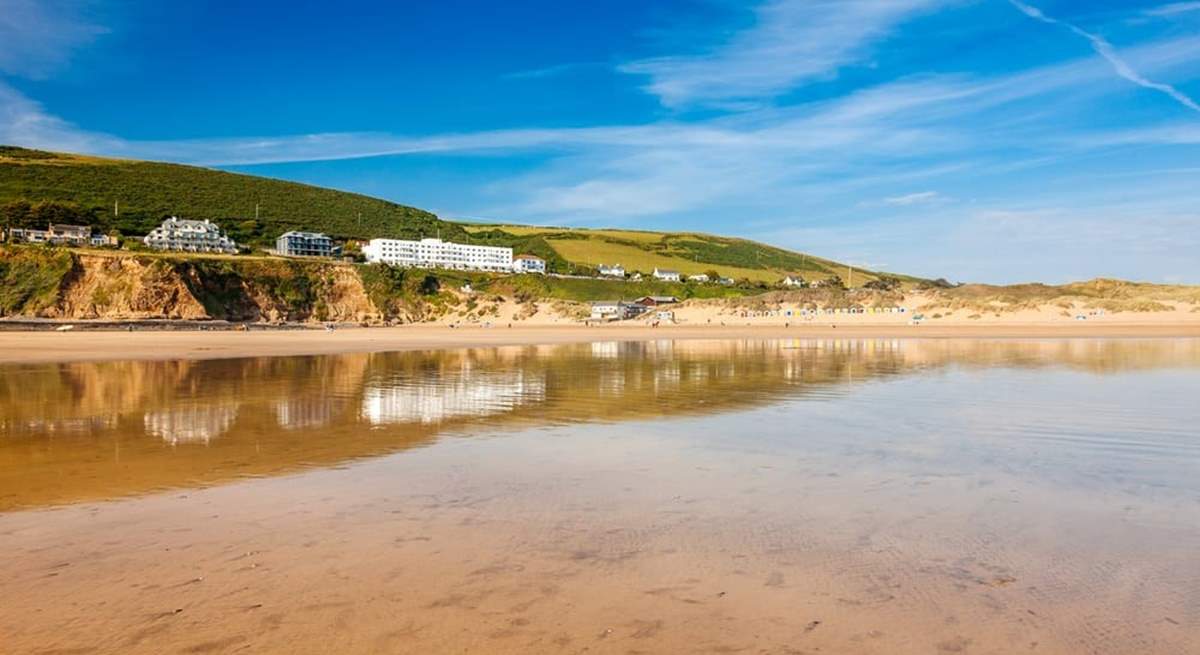 Saunton Sands is a beach that you must visit during your stay!