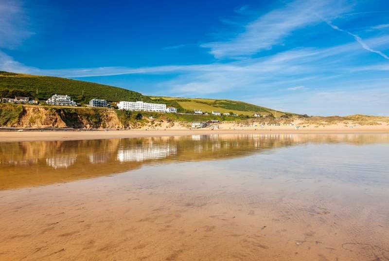 Saunton Sands is a beach that you must visit during your stay!