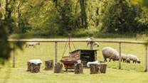 Head down to the fire-pit area - the perfect spot for star gazing!