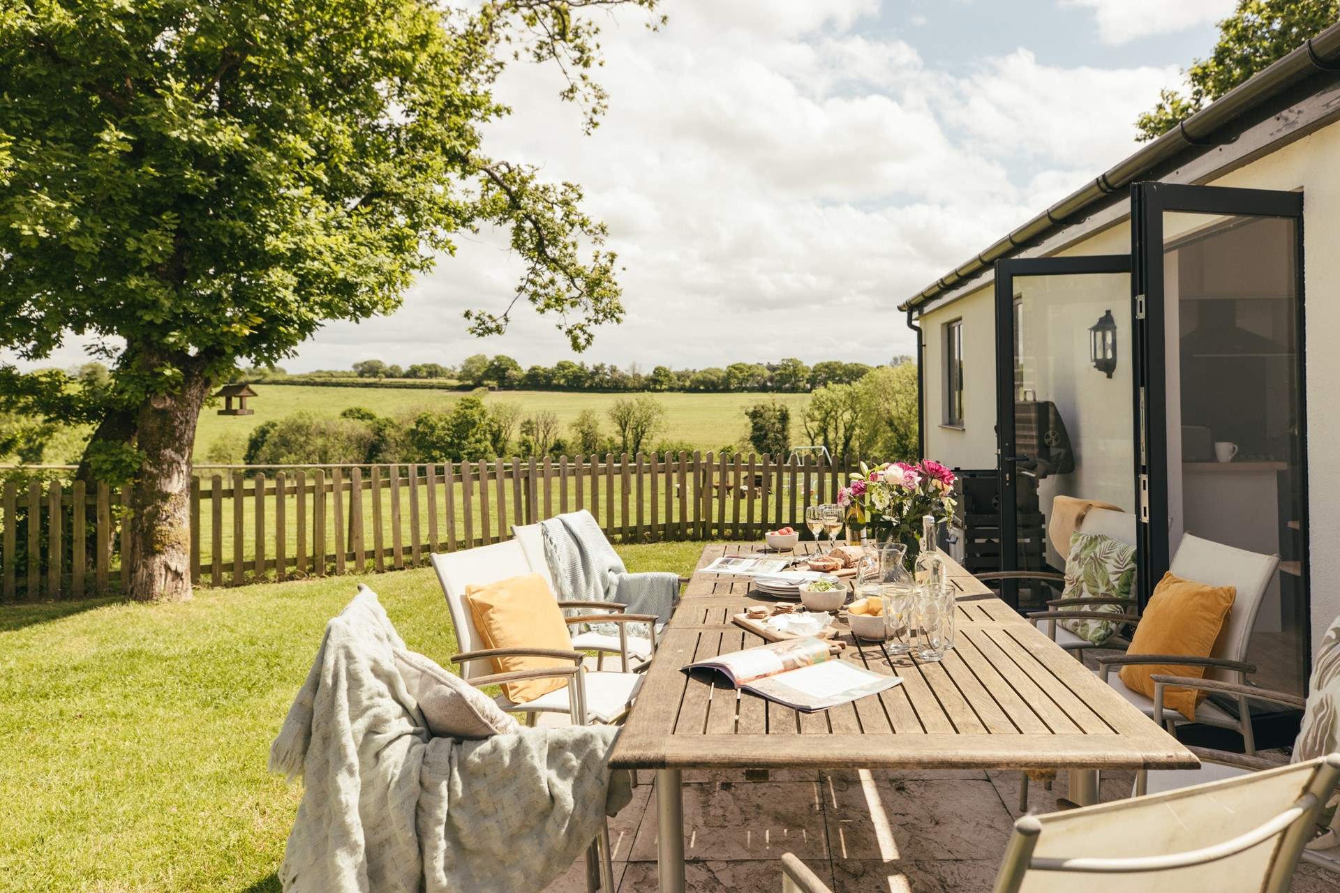 Family time in the Devon sunshine.