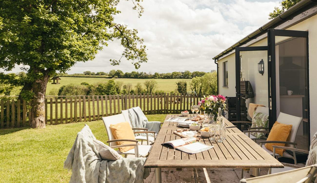 Family time in the Devon sunshine.