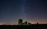 The skies above The Old Dairy can be astounding. In 2023 the Aurora Borealis was visible above Knowlton Church. - Thumbnail Image