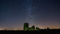 The skies above The Old Dairy can be astounding. In 2023 the Aurora Borealis was visible above Knowlton Church.