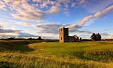 Knowlton Church is a Norman church built within a neolithic henge and The Old Dairy sits on the southern fringes. - Thumbnail Image