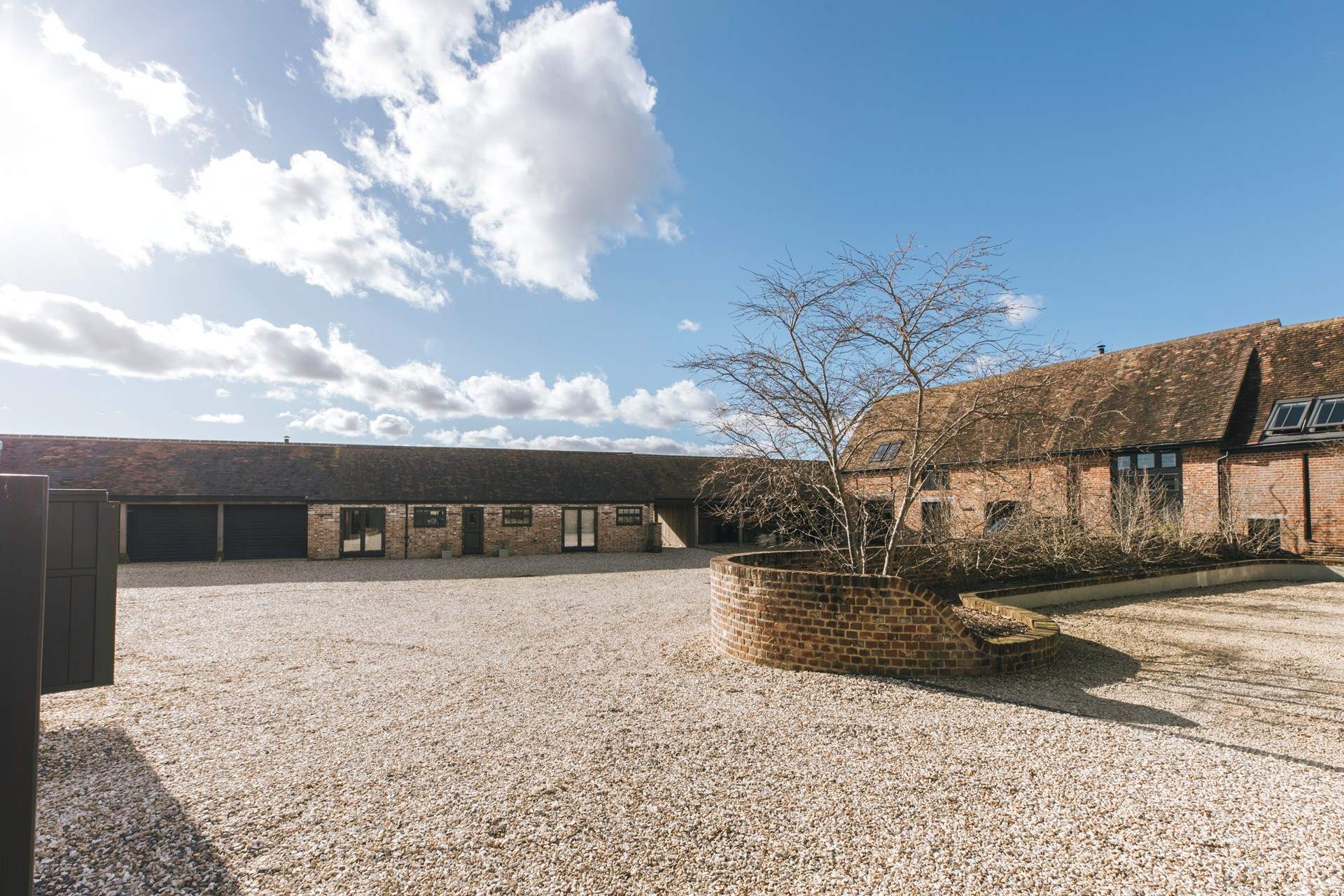 There is plenty of parking available just outside the door.