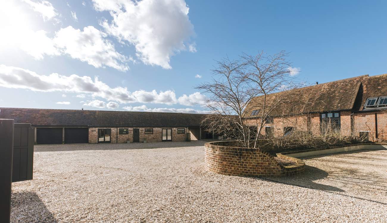 There is plenty of parking available just outside the door.