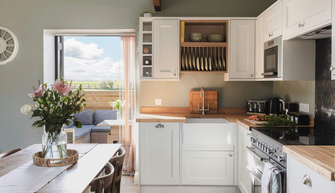 A traditional country kitchen for you to enjoy.