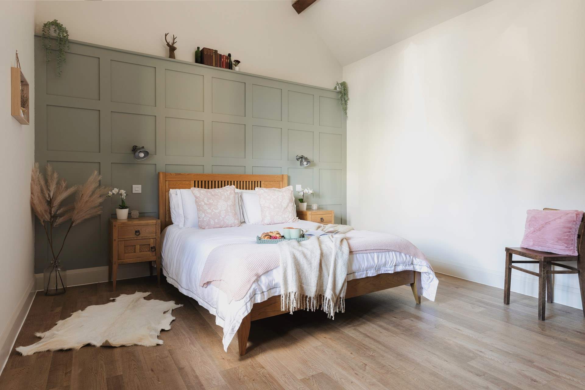 Relax in the stylish second bedroom.