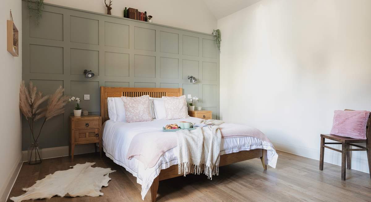 Relax in the stylish second bedroom.