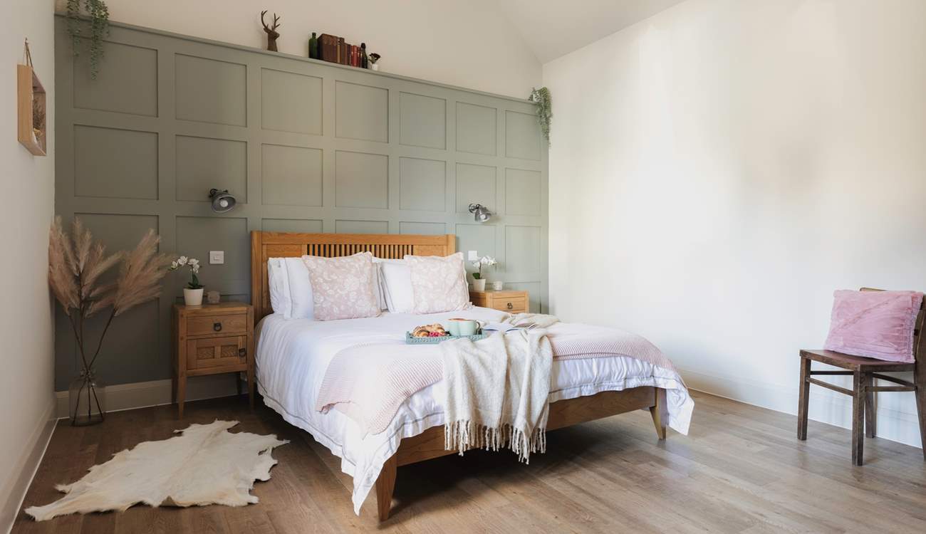 Relax in the stylish second bedroom.