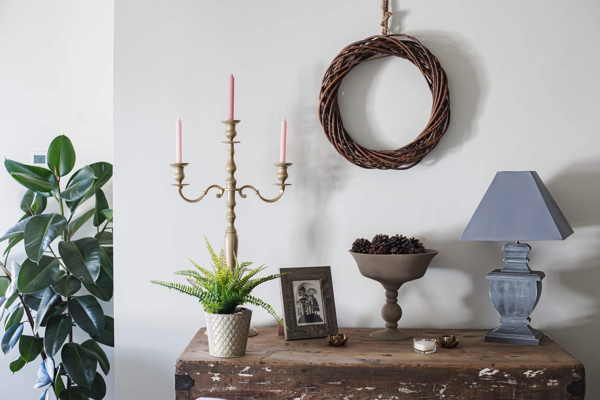 Tasteful rustic touches throughout make this place feel so homely.