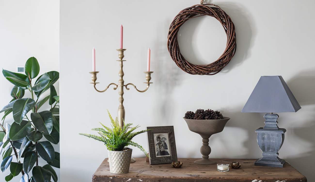 Tasteful rustic touches throughout make this place feel so homely.