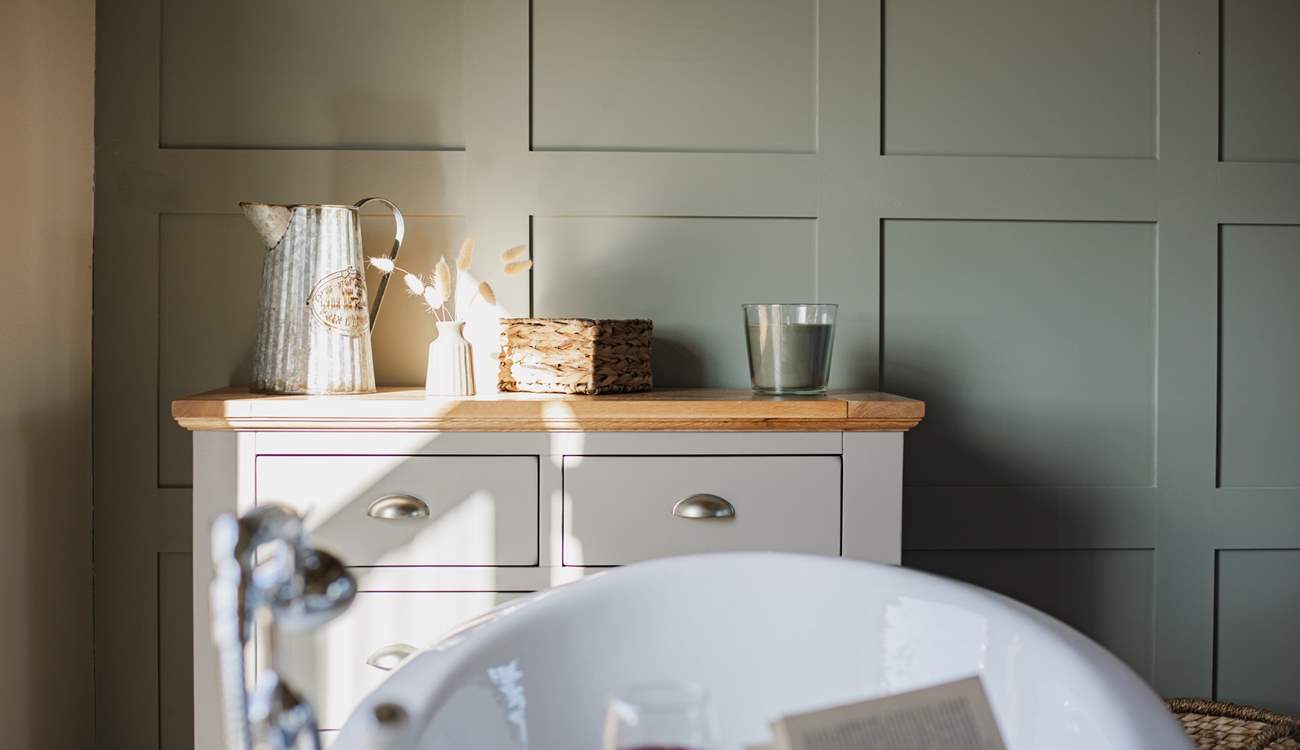 Soft palette choices add to sense of calm.