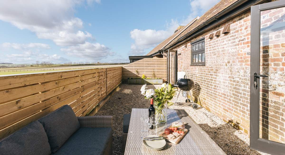 Soak up the sunshine and views from your private courtyard.