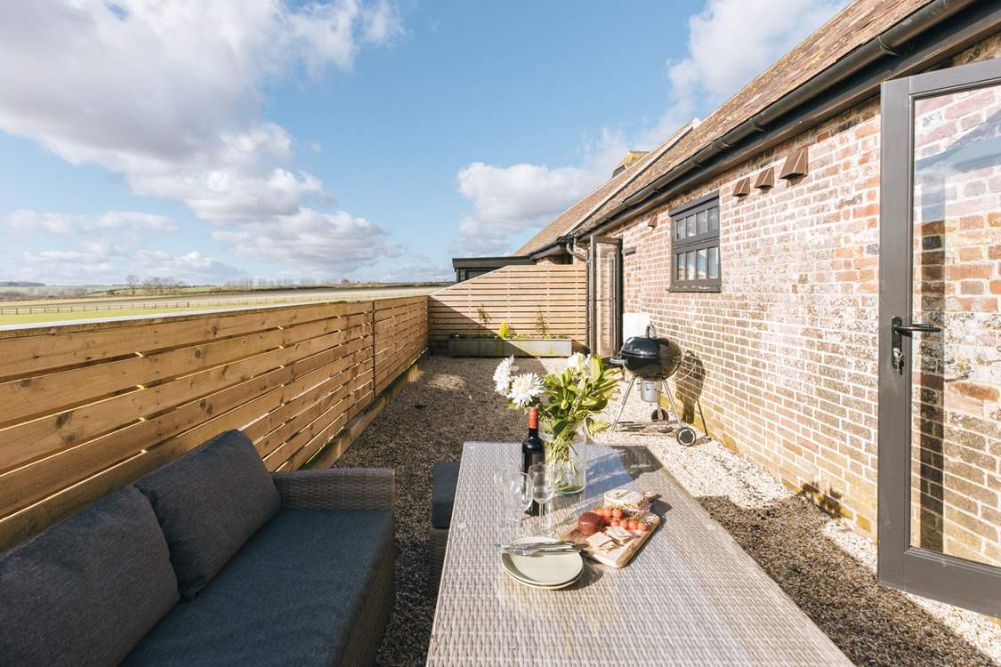 Soak up the sunshine and views from your private courtyard.